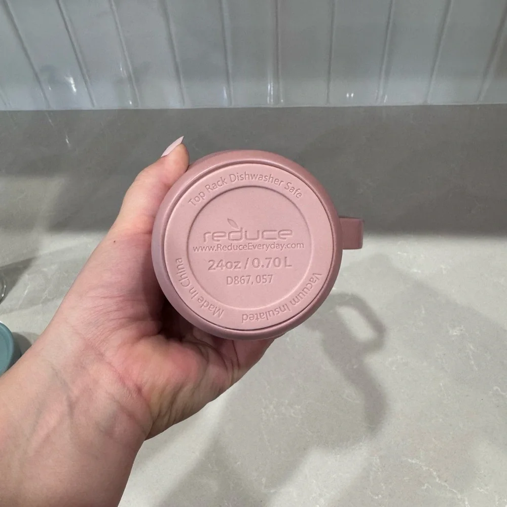 Pink Reduce Travel Mug - Picture 2 of 5